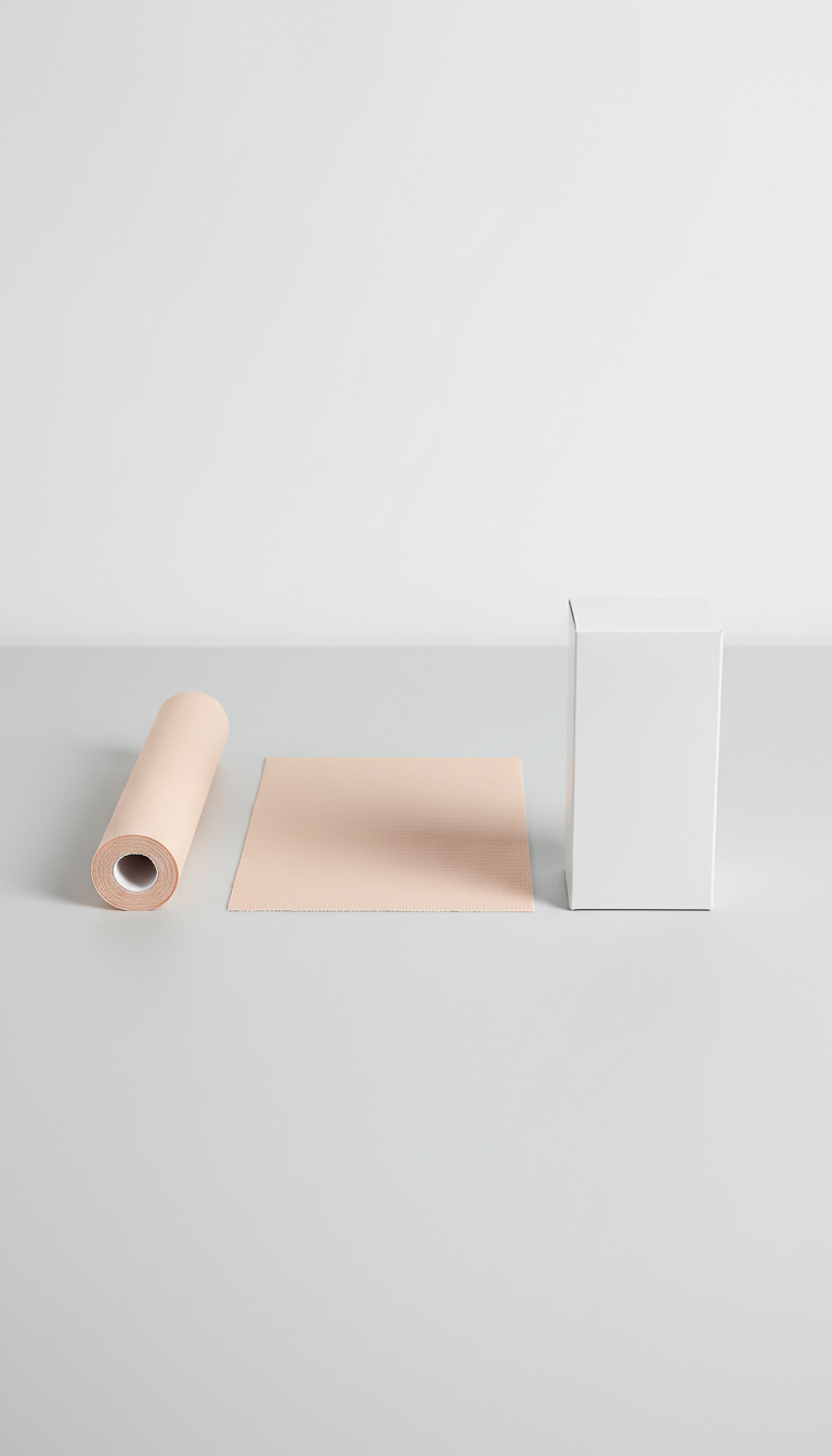 Blush Peach liner roll with sheet